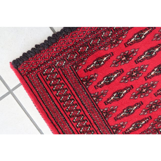 1970s, Handmade Vintage Turkmen Tekke Salt Bag 1.4' X 2.7' For Sale - Image 4 of 8