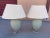 Vintage Pair Sage Green Matte Finish Ginger Jar Lamps For Sale - Image 11 of 11