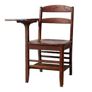 Antique American School Desk Chair