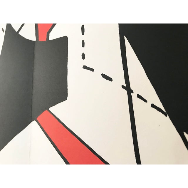 Abstract Alexander Calder "Stabile Ii" Lithograph for Dèrriere Le Miroir 1976 For Sale - Image 9 of 13