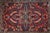 Vintage Hand-Knotted Oriental Wool Scatter Rug Mat Red Indigo Vase 2x3' For Sale - Image 6 of 10