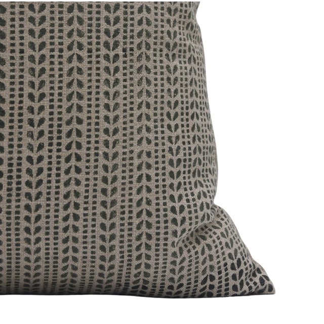 Fabdivine Thick Linen Cushion Cover 14x14 Inch Modern Home Accent- Ratan Bel For Sale - Image 6 of 7