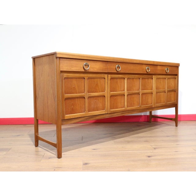 Mid 20th Century Mid Century Modern Vintage Teak Credenza Sideboard by Nathan Danish Style For Sale - Image 5 of 13