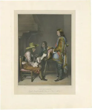 Ordinance Made After Gabriel Metsu, 1860, Paper