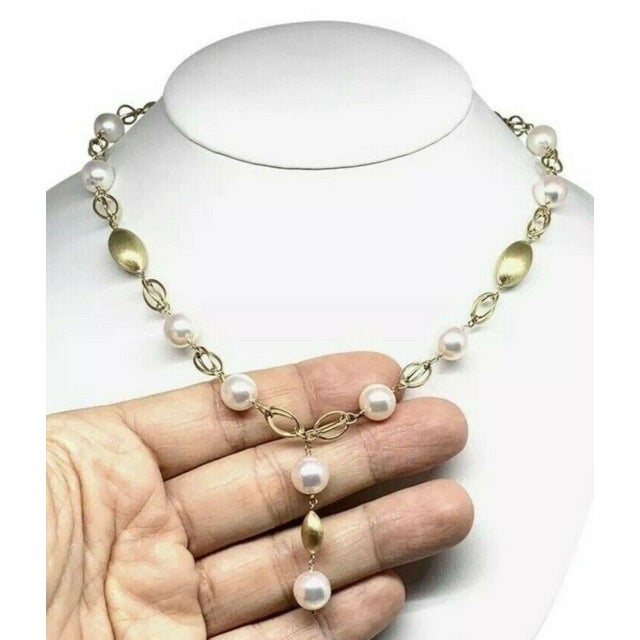 CERTIFIED $9,500 Authentic Saltwater Akoya Pearl Necklace & Earrings Set Nothing says, “I Love ❤️ you” more than Diamonds...