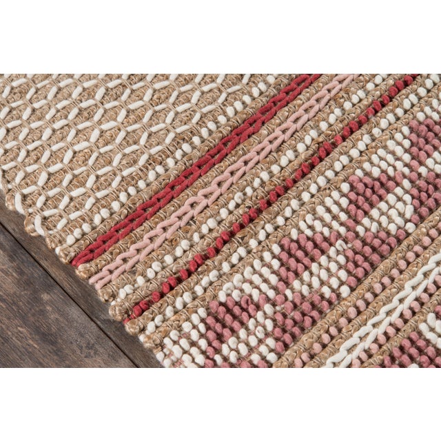 Esme Pink Hand Woven Area Rug 2' X 3' For Sale - Image 4 of 8