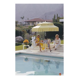 Slim Aarons, Nelda and Friends, Palm Springs, Estate Stamped Photographic Print For Sale