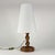 This beautiful table lamp was designed and manufactured by louis sognot in france in the 1950s. It features a bamboo and...