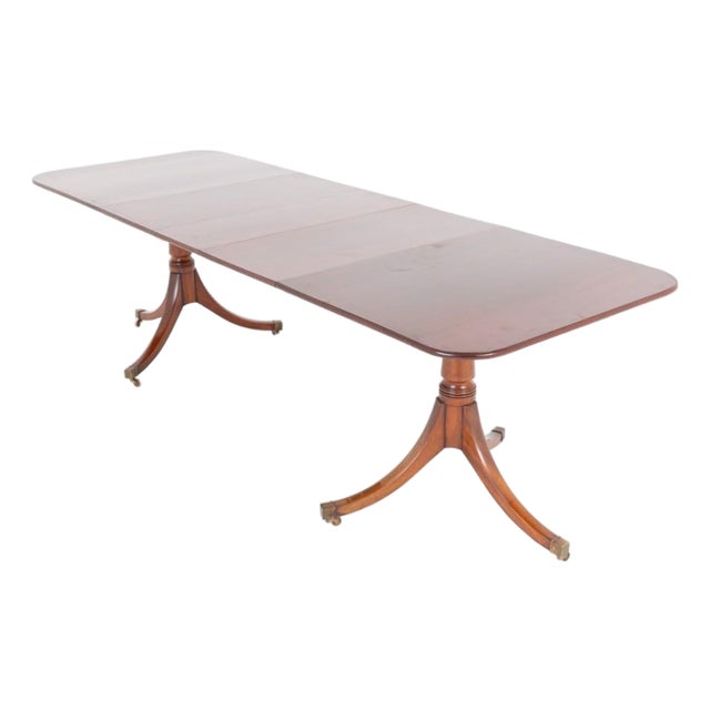 Regency Revival Pedestal Table in Mahogany, 1890s For Sale