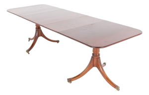 Regency Revival Pedestal Table in Mahogany, 1890s