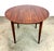Heritage-Henredon Restored Mid Century Modern Round Walnut Side Table by Heritage Henredon For Sale - Image 4 of 11