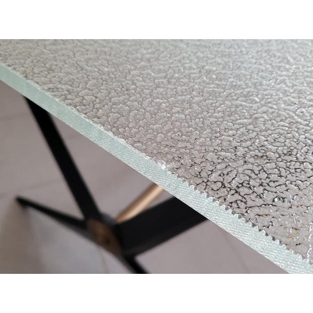 Mid-Century Modern Mid-Century Coffee Table in Steel by Angelo Ostuni, 1950s For Sale - Image 3 of 16