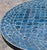 24" Blue Petrol Moroccan Mosaic Table For Sale - Image 4 of 7