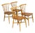 Candlestick Chiltern Elm and Beech Dining Chairs by Lucian Ercolani for Ercol, 1950s, Set of 4 For Sale
