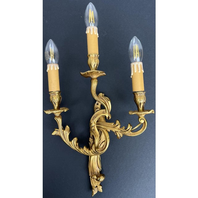 Vintage French Wall Sconces, Set of 2 For Sale - Image 11 of 15
