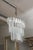 1960s Venini Style Murano Glass "Wedding Cake" Chandelier, Italy For Sale - Image 10 of 12