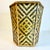 1970s Vintage Boho Chic British Colonial Split Reed Hexagonal Woven Wicker Wastebasket. For Sale - Image 12 of 12