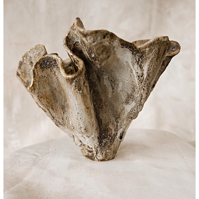 Ceramic Flourish Vase II For Sale - Image 7 of 8