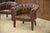 Animal Skin Vintage Leather Club Chairs, 1990s, Set of 2 For Sale - Image 7 of 14