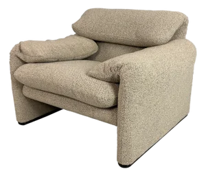 Maralunga Lounge Chair attributed to Vico Magistretti for Cassina, 1980s
