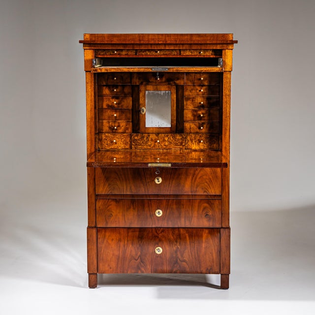 Antique Biedermeier Secretaire, Austria, 1820 For Sale - Image 3 of 16