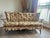 Beautiful vintage Tell City Chair Company “Andover” Colonial Revival living room suite featuring solid maple exposed-frame...