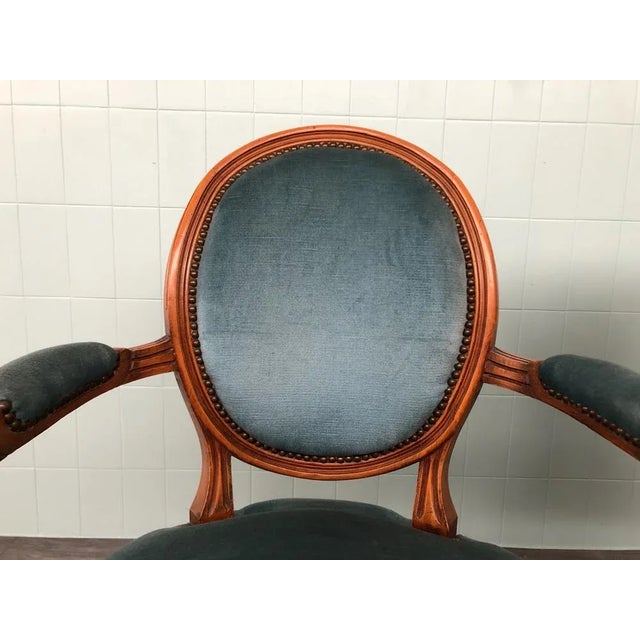 Set of Louis XVI Style Armchairs, 1920s For Sale - Image 3 of 13