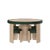 Wellesly Game Table by Wood Tailors Club For Sale