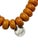 African Vintage African Necklace /Currency 50 Amber Trade Beads Nigeria For Sale - Image 3 of 6