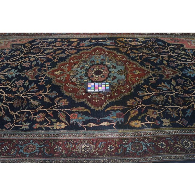 1900 - 1909 Antique Bidjar Halvaie Rug 5'2'' x 7'0'' For Sale - Image 5 of 6