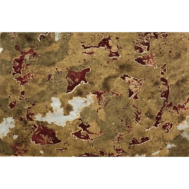 Modern Mark Tobey, Abstract Composition, 1969,Mixed Media For Sale - Image 3 of 6