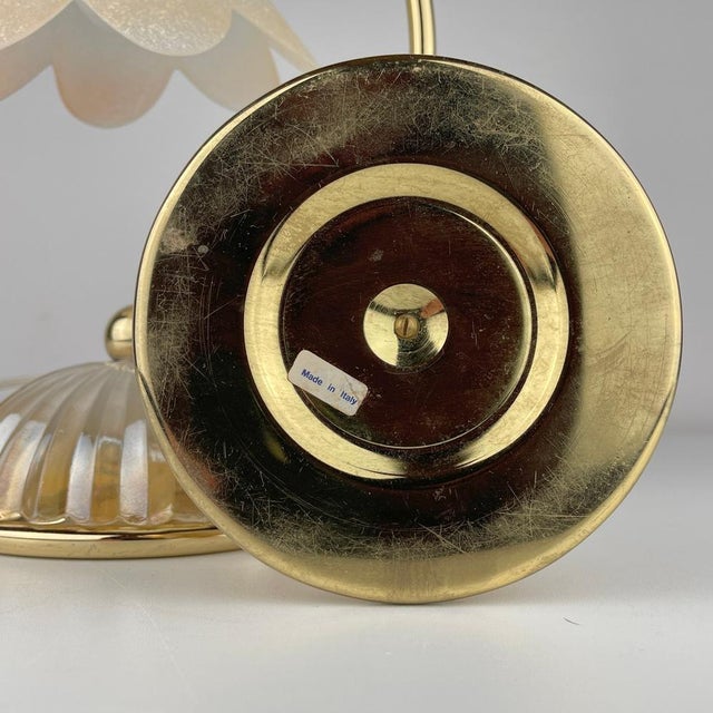 Vintage Italian Night Table Lamp, 1970s, Set of 2 For Sale - Image 6 of 15