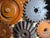 Wood Vintage Industrial Era Gear Wall Art, Steampunk For Sale - Image 7 of 17