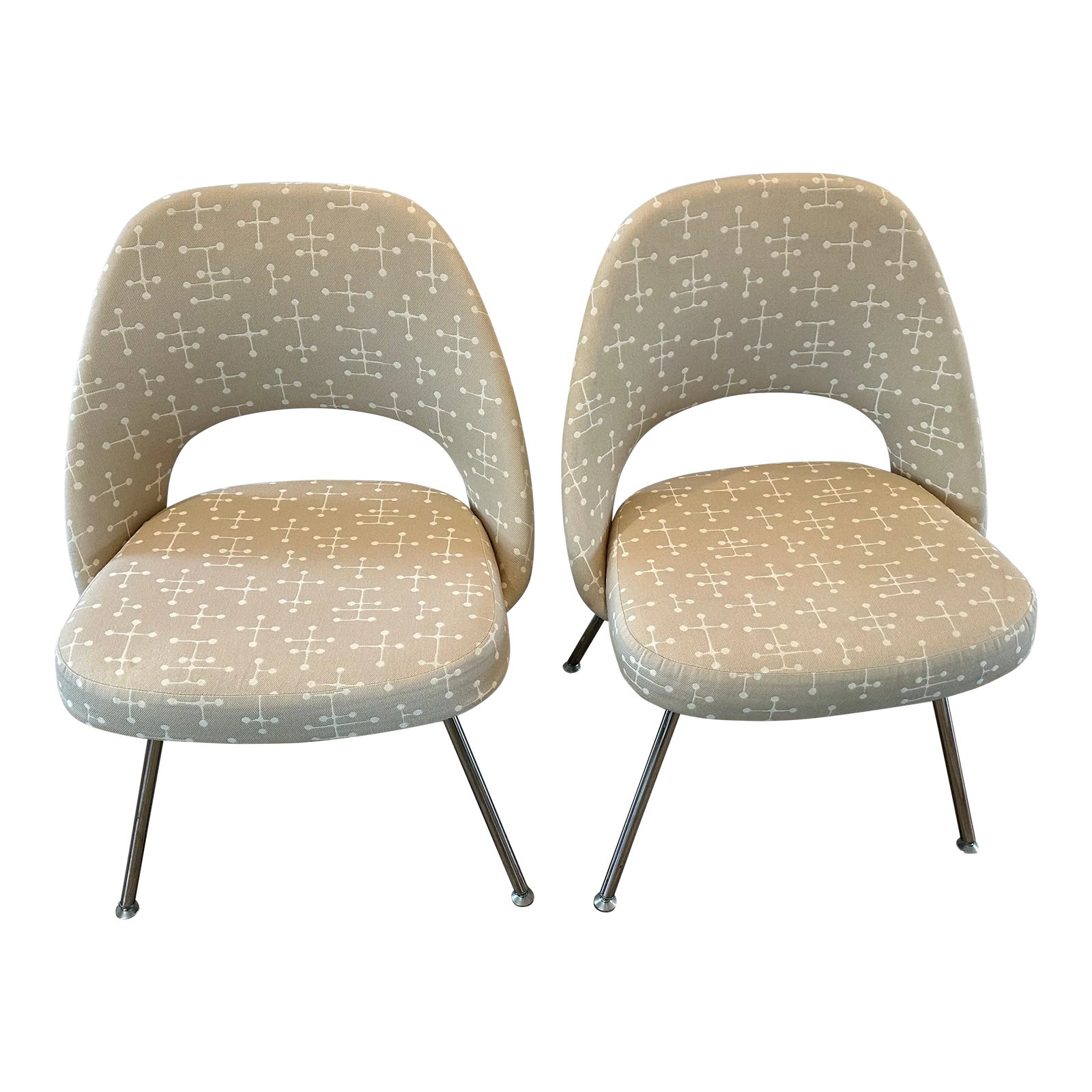 Saarinen Executive Chairs by Knoll, Eames Upholstery, From Disney