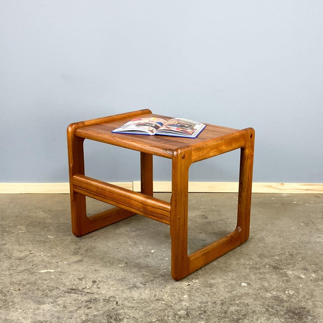 Mid-Century Modern Mid-Century Modern Side Table in Teak, 1960s For Sale - Image 3 of 9
