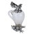 Silver Glass and Silver Rooster Jug from J.D. Schleissner Söhne, Hanau, Germany, Late 19th Century For Sale - Image 8 of 12