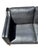Wood Mid-Century Modern Black Leather Loveseat | Vintage Two Seater Sofa For Sale - Image 7 of 10