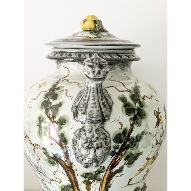 Ceramic Levantino Ceramic Vase by A. Vaccari for Ce-as Albisola, 1962 For Sale - Image 7 of 17