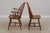 Wood Set of 6 Hitchcock Oak Windsor Style Dining Room Chairs For Sale - Image 7 of 18