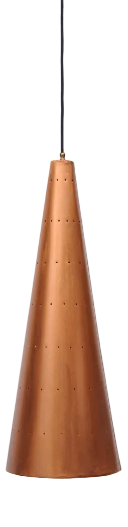 Large Copper Bag Lamp, 1960s