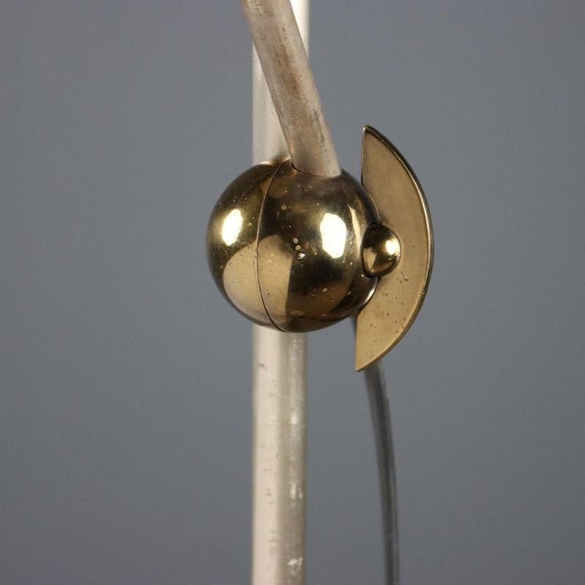Vintage Floor Lamp in Aluminium and Marble, 1960s For Sale - Image 5 of 8