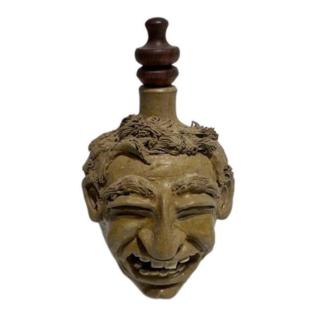 Vintage Sandy Cole Face Jug For Sale