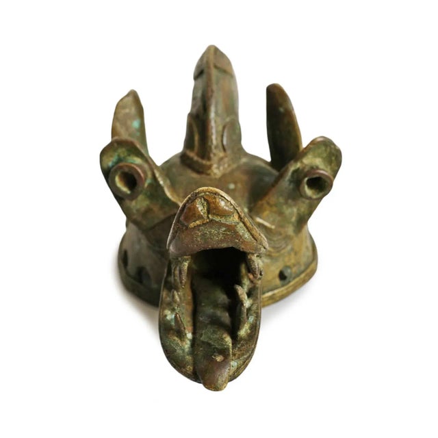 Mid 19th Century Antique African Senufo Headdress Topper For Sale - Image 5 of 13