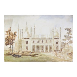 Large Scale Painting of the Royal Pavilion Brighton For Sale