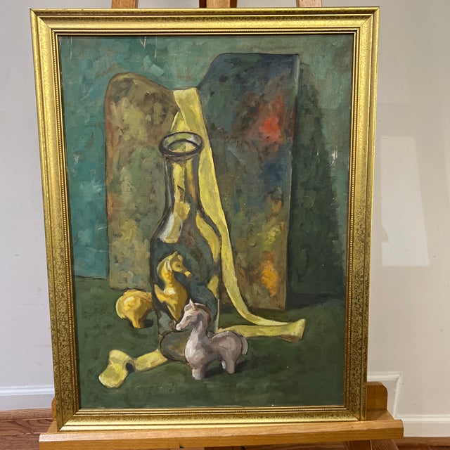 1964 still life composition by Kuzmenco framed signed