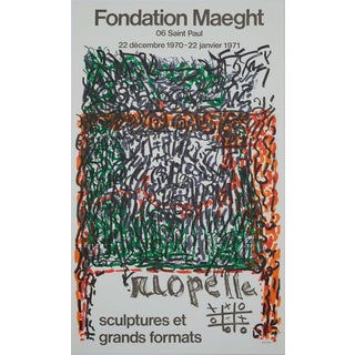 Jean-Paul Riopelle, Sculptures et grands formats Poster, Lithograph For Sale