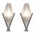 A Pair of French Art Deco Wall Sconces by Ejg & Monix 1930 France - 3 Pairs Available For Sale
