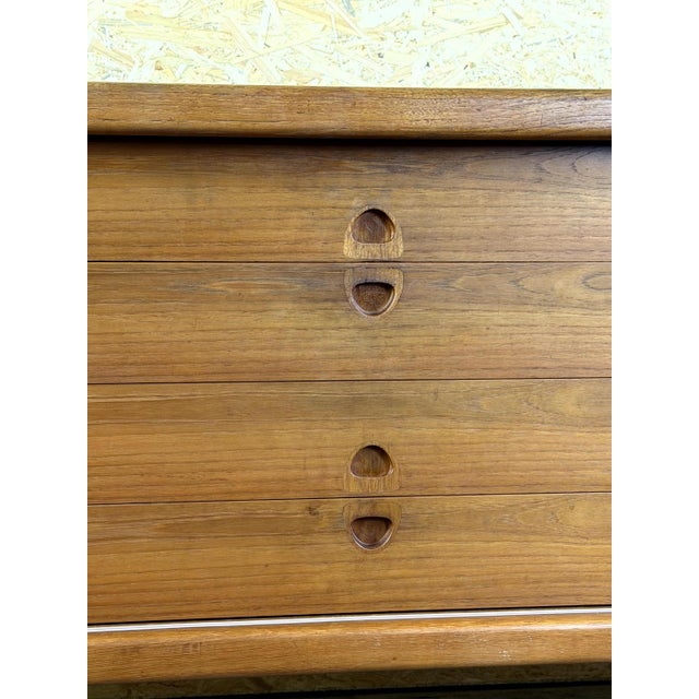 Brown Vintage Teak Sideboard by H.W. Klein, 1960s For Sale - Image 8 of 18