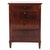Antique Mahogany Chest of 4 Drawers with Tapered Legs, 1860s For Sale - Image 11 of 11