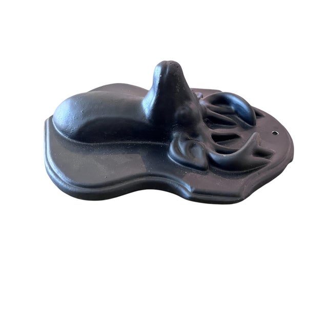 Vintage Cast Iron Buck Deer Stag Animal Plaque For Sale - Image 4 of 6